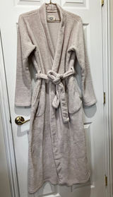UGG Marlow Robe Moonbeam Oatmeal Size Large Long Length Plush Fleece Comfy Photo 0