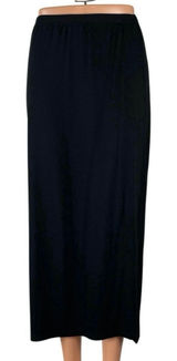 Brandy Melville Josie Black High Waisted Minimalist Maxi Straight Pencil Skirt M Photo 0