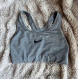 Gray Heather Nike Sports Bra Photo 0