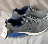 Skechers men’s gray and blue athletic shoes Photo 0