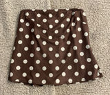 Polka Dot Top Brown Photo 0