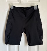 Black & White Biker Shorts  Photo 0