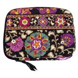 Vera Bradley Rhythm and Blues Quilted Tablet Sleeve Case Floral Purple Photo 0