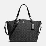 Coach Small Kelsey Satchel In Signature Jacquard Photo 0