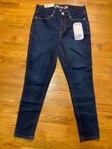 Seven7 Dark Indigo tummyless Jeans NWT size 12 women’s Photo 0