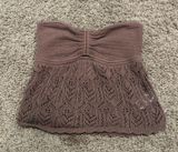 American Eagle Crochet Tube Top Photo 0