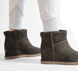 Ugg Classic Femme Mini Slate Wedge Ankle Boots Us 12 / Eu 43 / Uk 10 Photo 0