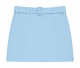 Abercrombie & Fitch Light Blue Skort Side Zip Mini Skirt Shorts Medium Photo 0