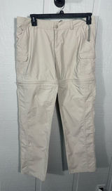 The Northface Women’s Khaki Convertible Pants Size 12 EUC Photo 0