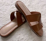 Cushionari Brown Minimalist Slip-On Sandals size 6 Photo 0