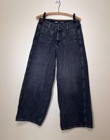 Black Old Navy Barrel Jeans  Photo 0