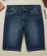 Banana Republic Women's Dark Indigo Denim Bermuda Shorts Photo 0