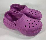 Crocs Stomp Clog Women's 10 Mens 8 Orchid Purple Platform Sandals Chunky NEW Photo 0