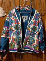Vintage Western Ski Jacket Blue Photo 0