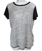 American Eagle Outfitters Women‎ Gray Black Favorite T Shirt Size S Photo 0