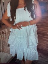 Heyson eyelet dress new white small Photo 0