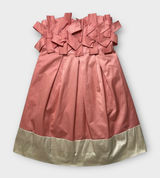 Fumblin’ Foe Pink Coquette Cocktail Party Strapless Taffeta‎ Mini Dress Size S Photo 0