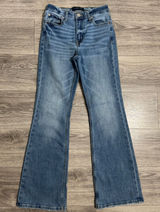 Aeropostale Womens High Rise Flare Jeans 24x31 in Medium Wash Blue Size 2 Boho Photo 0
