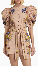 NWT Farm Rio Romantic Lightness Romper – Pink Floral Photo 0