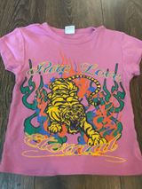 American Eagle Urban Outfitters Pure Love Baby Tee Tiger Pink Photo 0