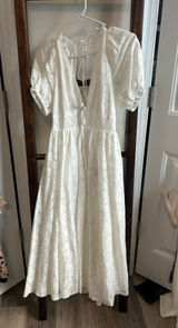 Lulus Midi Dress Lace Photo 0