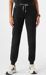 FIGS Women's Zamora Jogger Scrub Pants Size Small Black Medical Workwear Utility Photo 0