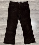 NYDJ 32x27 in Brown High Rise Corduroy Bootcut Pants 12P P600 Boho Made‎ in USA Photo 0