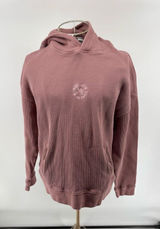 Zara New York 5th Ave Ribbed Hoodie Size M Pink Photo 0
