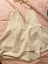H&M beige Tie Top  Photo 0