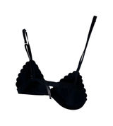 Victorias Secret Black Scallop Trim Demi Bra Size‎ m Photo 0