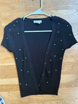 H&M Black crystal top Photo 0