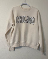 Cream 'CHICAGO' Crewneck Sweatshirt Photo 0