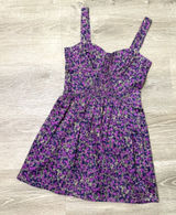 •Free People• Purple Floral Dress Photo 0
