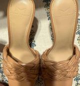 Marc Fisher Tan Braided Slide Sandals Photo 0
