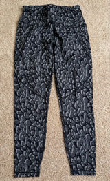 Sweaty Betty Power 7/8 Leggings Gray Leopard Print High Rise Gym Yoga Size‎ 6 Photo 0