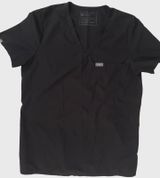 Figs Catalina One Pocket Scrub Top Black Small FREEx Medical Healthcare EUC Photo 0