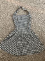 21 Saints Black & White Gingham Dress Photo 0