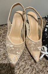 Heels Tan Size 8 Photo 0