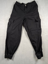 Rue21 Womens Black Cargo Jogger Pants Size Medium Utility Streetwear Pocket Photo 0