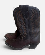 Brown Leather Western Cowgirl Masterson RB7467 Cowboy Boots Womens 8M Photo 0