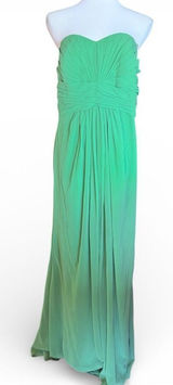 Womens Davids Bridal Style F15555 Petal Blush Chiffon Strapless Formal Dress 16 Photo 0