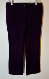 LOFT Purple Boot Cut Trousers‎ Dress Pants Women's Size 10 Photo 0