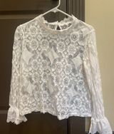 Zara woman see-through top size small Photo 0