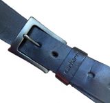 black Leather belt with silver buckle π₯ Photo 0