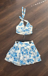 floral set Blue Photo 0