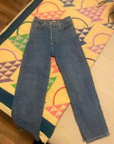 Levi’s Ribcage Jeans Straight Ankle Photo 0