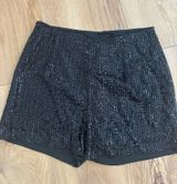 Sequin shorts Black Photo 0