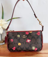 Coach Nolita 19 In Signature Canvas wristlet With‎ Ornament Print Photo 0