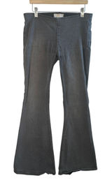 Free People We The Free Penny Pull On Flare Jeans Grey Black Denim Sz‎ 27S Boho Photo 0