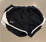 Under Armour Women's Running Shorts Black White Athletic Gym Workout‎ Small Photo 0